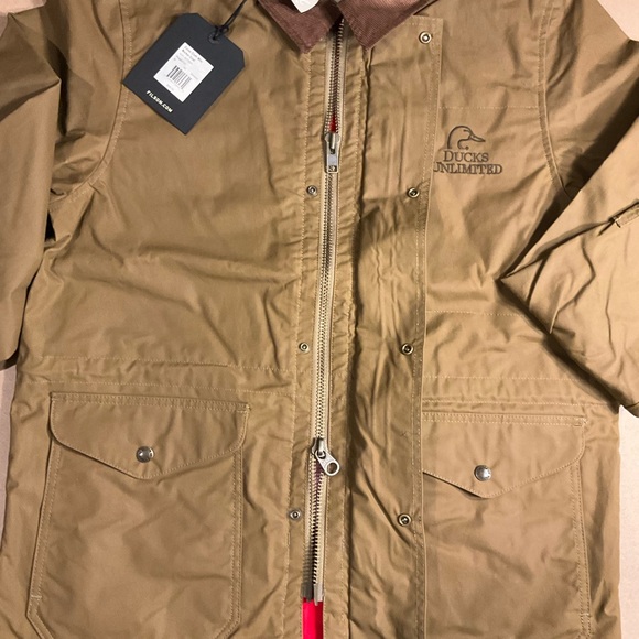 NWT Filson + Ducks Unlimited Waxed Cotton Coat - Picture 3 of 14